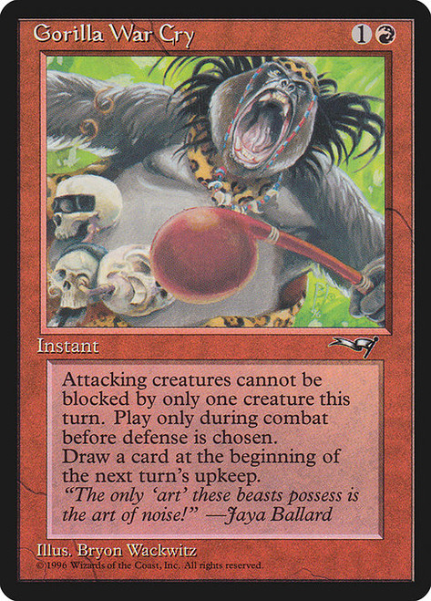 Gorilla War Cry (ALL) (#73a)