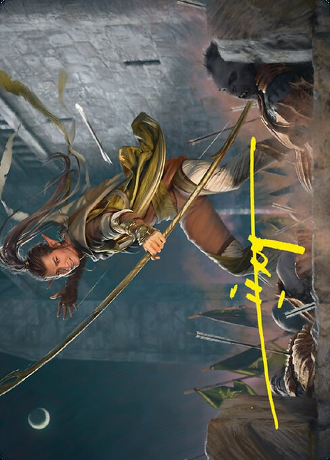 Legolas, Counter of Kills // Legolas, Counter of Kills (ALTR) (Foil) (Borderless) (#17)