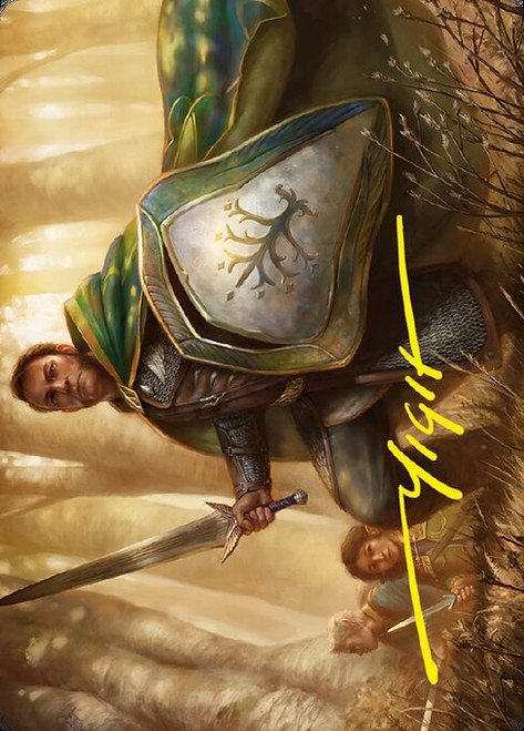 Boromir, Warden of the Tower // Boromir, Warden of the Tower (ALTR) (Foil) (Borderless) (#1)