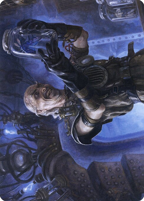 Delver of Secrets // Delver of Secrets (AMID) (Foil) (Borderless) (#21)