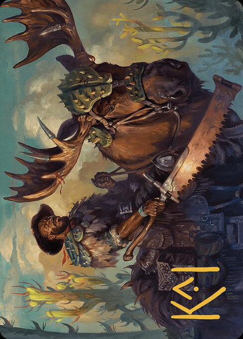 Spinewoods Paladin // Spinewoods Paladin (AOTJ) (Foil) (Borderless) (#15)