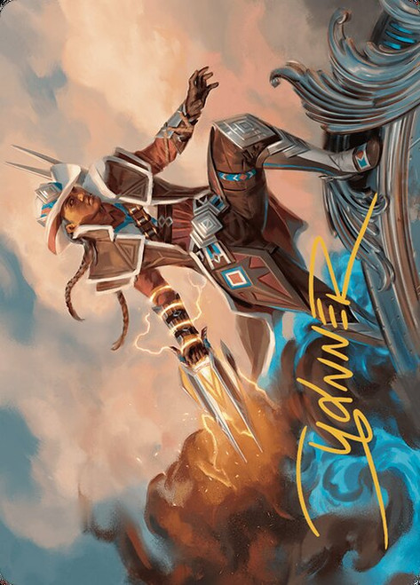 Annie Flash, the Veteran // Annie Flash, the Veteran (AOTJ) (Foil) (Borderless) (#17)