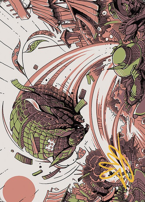 Savage Smash // Savage Smash (AOTJ) (Foil) (Borderless) (#47)