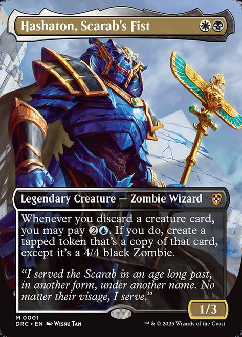 Hashaton, Scarab's Fist (DRC) (Foil) (Full Art) (#1)