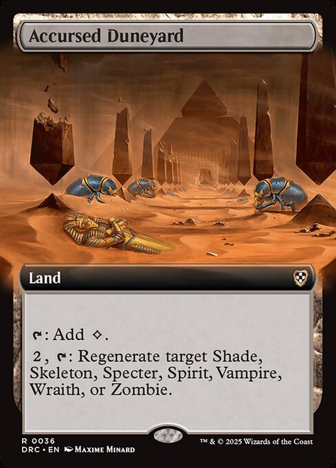 Accursed Duneyard (DRC) (Extended Art) (#36)