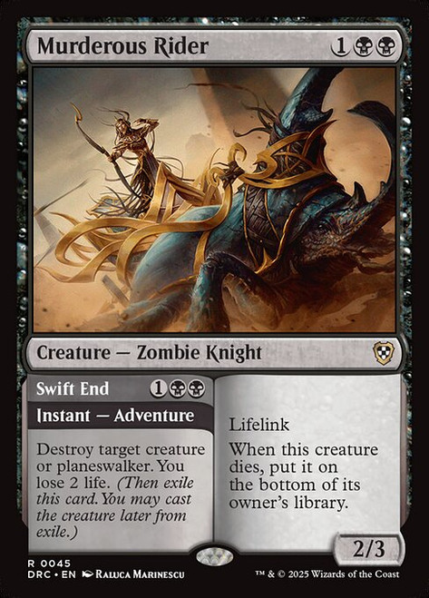 Murderous Rider // Swift End (DRC) (#45)