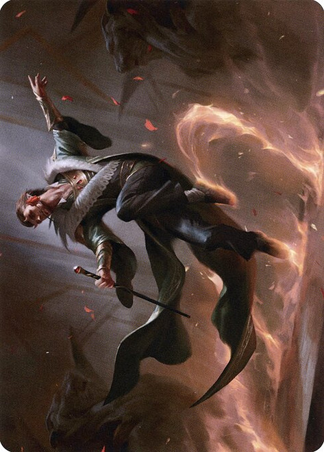 Fleetfoot Dancer // Fleetfoot Dancer (ASNC) (Foil) (Borderless) (#26)