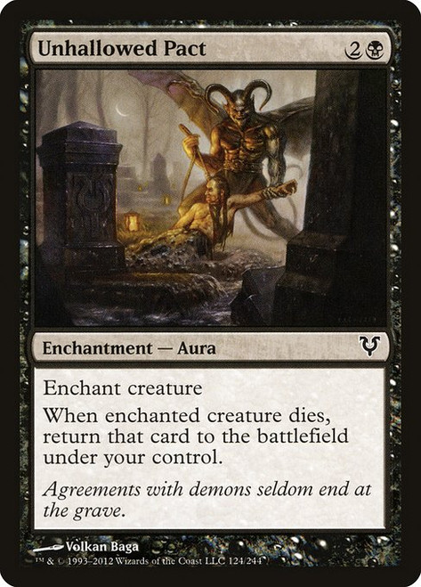 Unhallowed Pact (AVR) (Foil) (#124)