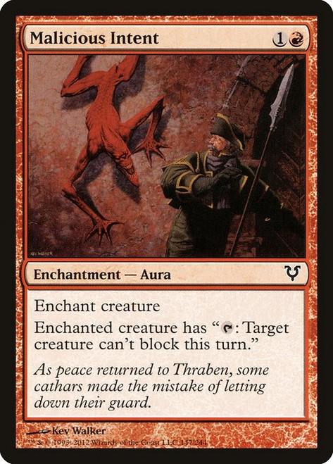 Malicious Intent (AVR) (Foil) (#147)