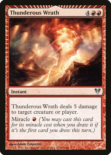 Thunderous Wrath (AVR) (Foil) (#160)