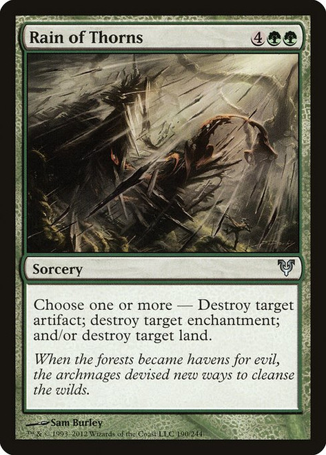Rain of Thorns (AVR) (Foil) (#190)