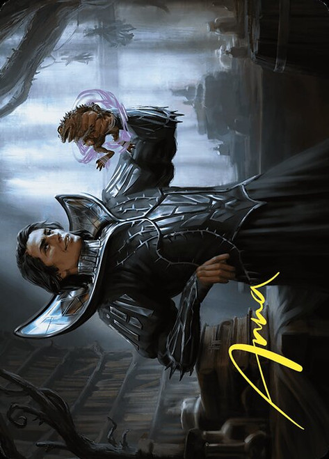 Spiteful Hexmage // Spiteful Hexmage (AWOE) (Foil) (Borderless) (#15)