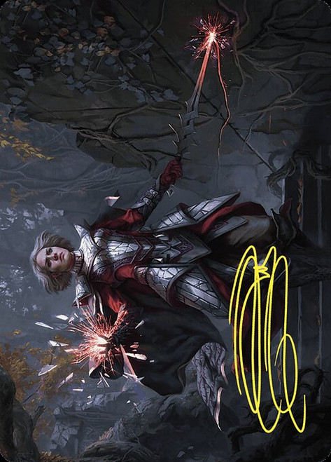 Rowan, Scion of War // Rowan, Scion of War (AWOE) (Borderless) (#31)