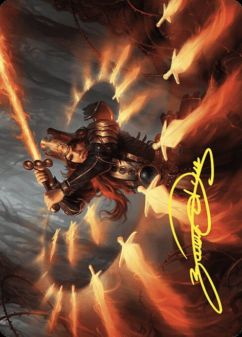 Heartflame Duelist // Heartflame Duelist (AWOE) (Foil) (Borderless) (#38)