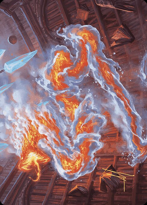 Scalding Viper // Scalding Viper (AWOE) (Foil) (Borderless) (#41)