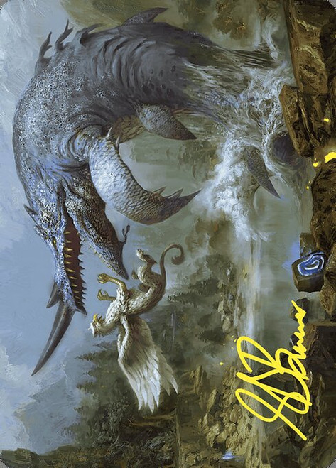 Horned Loch-Whale // Horned Loch-Whale (AWOE) (Borderless) (#6)