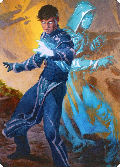 Jace, Mirror Mage // Jace, Mirror Mage (AZNR) (Foil) (Borderless) (#1)