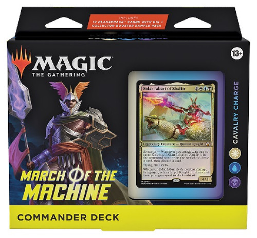 March of the Machine Commander Deck: Cavalry Charge (White-Blue-Black) - EN ESPAÑOL