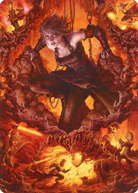 Nahiri, Heir of the Ancients // Nahiri, Heir of the Ancients (AZNR) (Borderless) (#4)