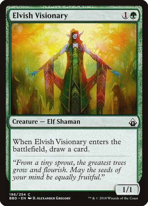 Elvish Visionary (BBD) (Foil) (#196)