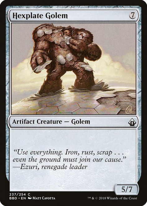 Hexplate Golem (BBD) (Foil) (#237)