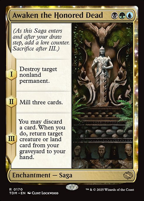 Awaken the Honored Dead (TDM) (Foil) (#170)