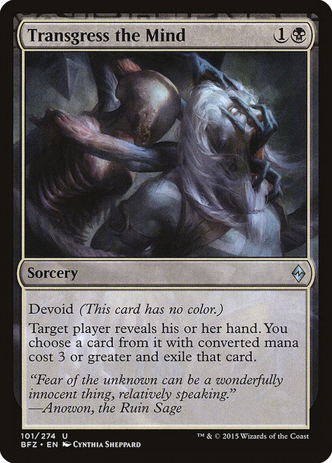 Transgress the Mind (BFZ) (Foil) (#101)