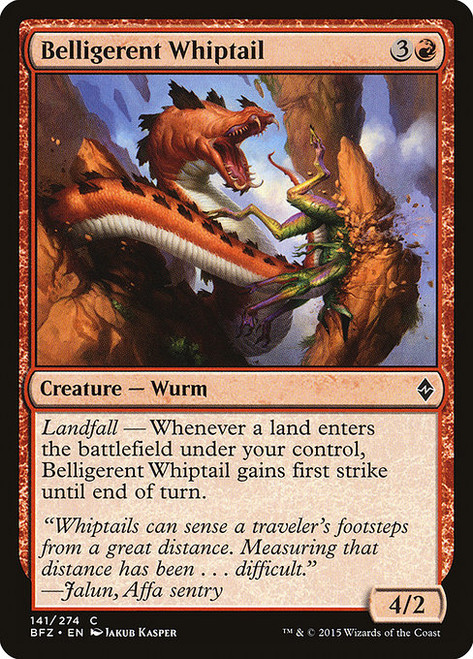 Belligerent Whiptail (BFZ) (#141)
