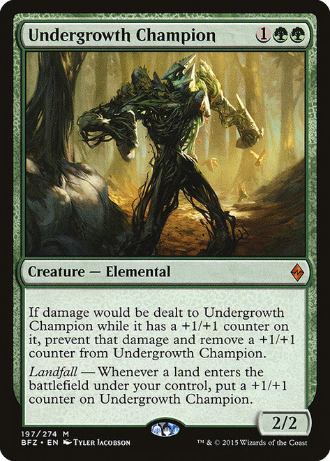 Undergrowth Champion (BFZ) (Foil) (#197)