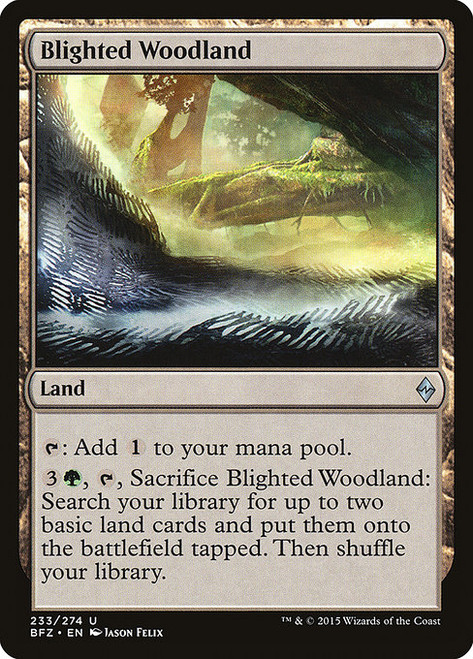 Blighted Woodland (BFZ) (#233)