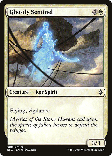 Ghostly Sentinel (BFZ) (Foil) (#28)