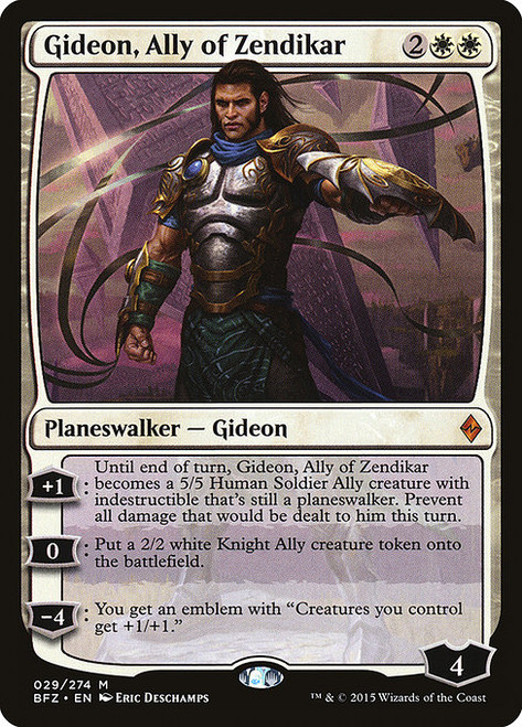 Gideon, Ally of Zendikar (BFZ) (#29)