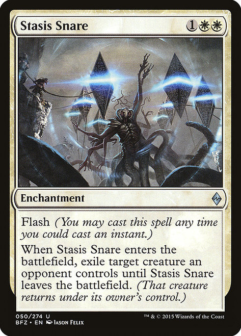 Stasis Snare (BFZ) (Foil) (#50)