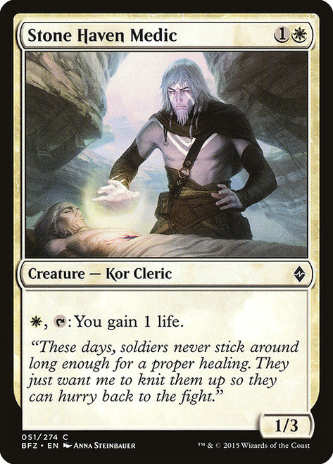 Stone Haven Medic (BFZ) (Foil) (#51)