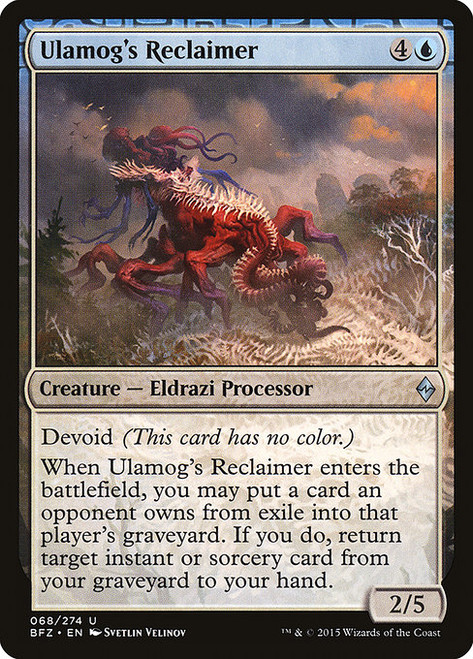 Ulamog's Reclaimer (BFZ) (Foil) (#68)