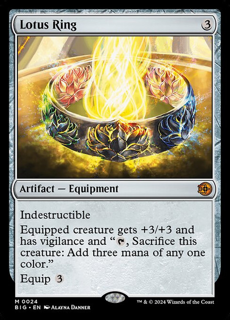 Lotus Ring (BIG) (Foil) (#24)