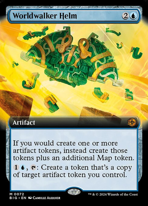 Worldwalker Helm (BIG) (Foil) (Extended Art) (#72)
