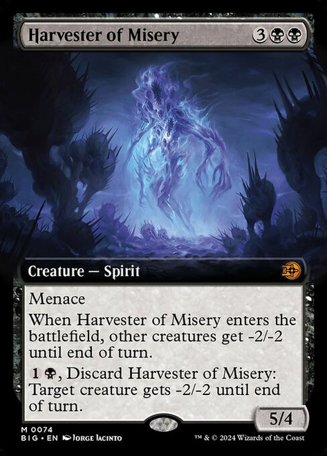 Harvester of Misery (BIG) (Foil) (Extended Art) (#74)