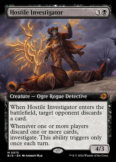 Hostile Investigator (BIG) (Extended Art) (#75)
