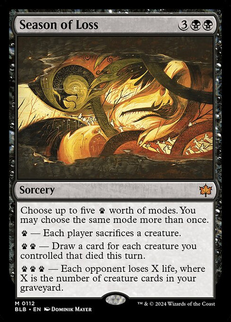 Season of Loss (BLB) (Foil) (#112)
