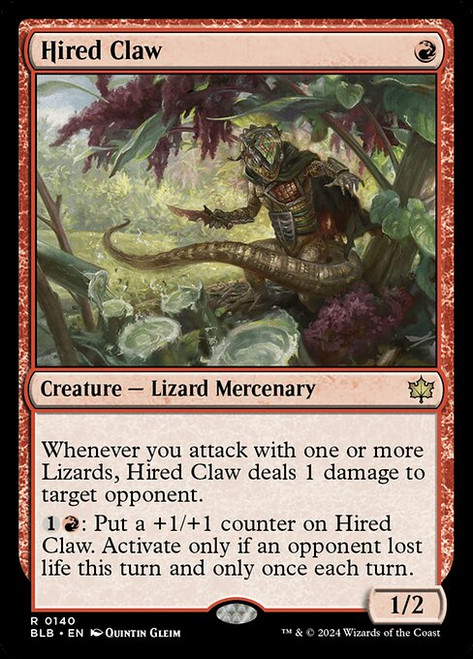 Hired Claw (BLB) (Foil) (#140)