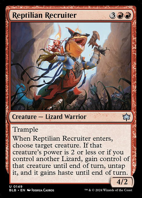 Reptilian Recruiter (BLB) (Foil) (#149)
