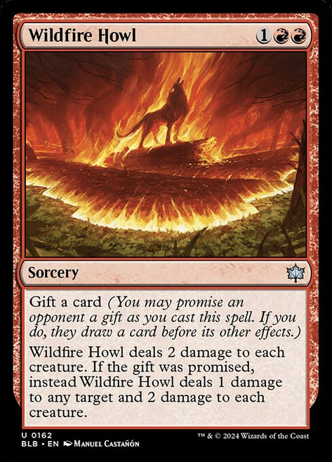 Wildfire Howl (BLB) (Foil) (#162)