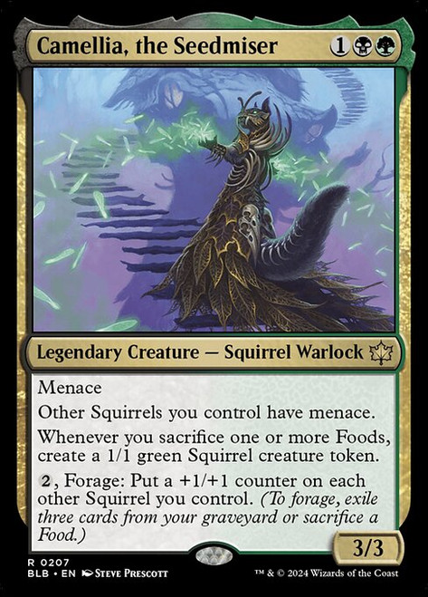 Camellia, the Seedmiser (BLB) (Foil) (#207)