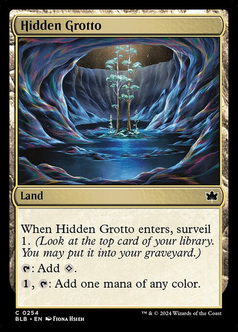 Hidden Grotto (BLB) (Foil) (#254)