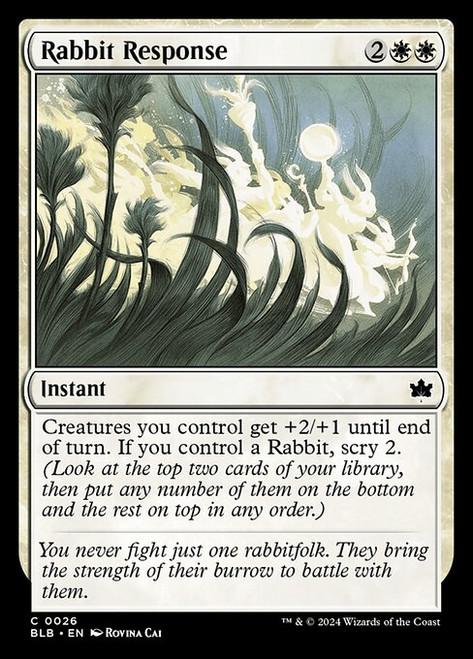 Rabbit Response (BLB) (Foil) (#26)