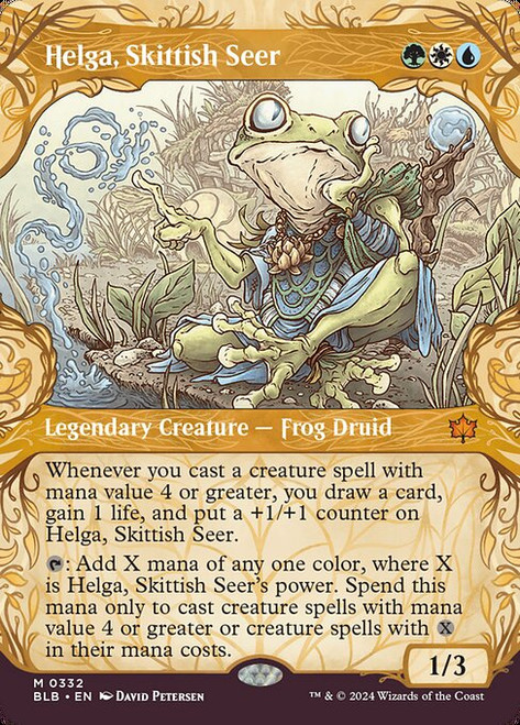 Helga, Skittish Seer (BLB) (#332)