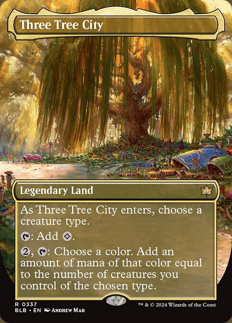 Three Tree City (BLB) (Foil) (Borderless) (#337)