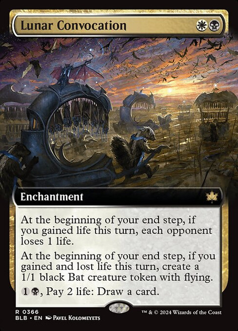Lunar Convocation (BLB) (Foil) (Extended Art) (#366)
