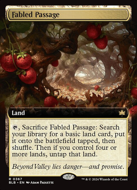 Fabled Passage (BLB) (Foil) (Extended Art) (#367)